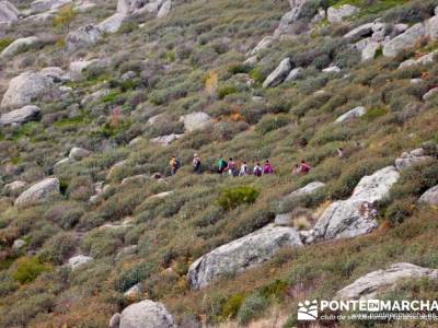 Hacia la Pradera sur de El Yelmo - rutas la pedriza; senderismo singles